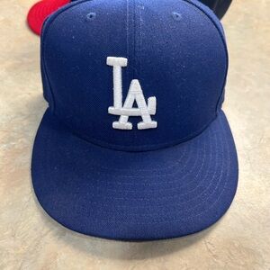 New Era Black and Blue Fitted Cap